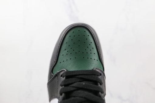 NIKE AJ1 Air Jordan 1 low Black green toe