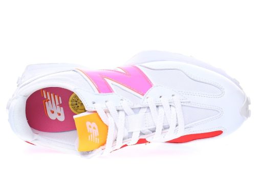 New Balance MS327 "Mandarin duck white and red Sao powder"