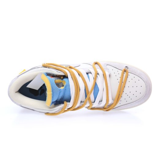 Off-White™ x Nike SB Dunk Low Lot The 34/50 The Light grey rice white sky blue brown yellow