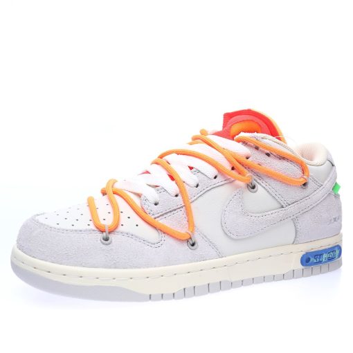 Off-White™ x Nike SB Dunk Low Lot"The 31/50"Light grey rice white orange red blue