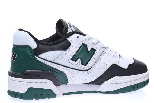 New Balance BB550 "Leather white black dark green"