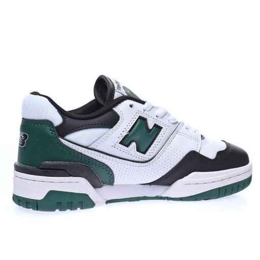 New Balance BB550 "Leather white black dark green"