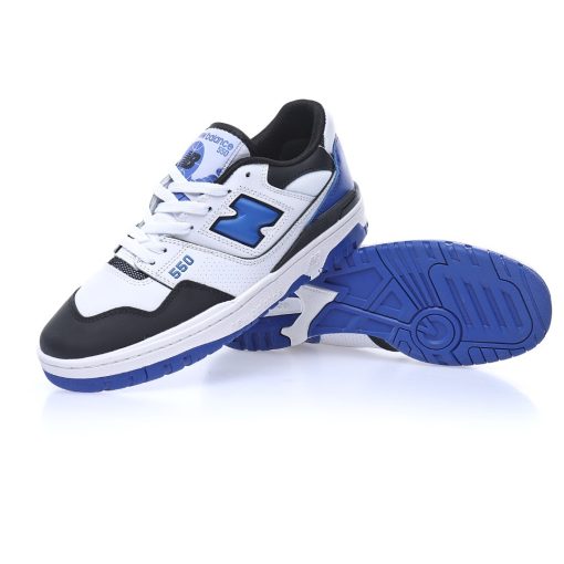 New Balance BB550 "Leather White Black Royal Blue"