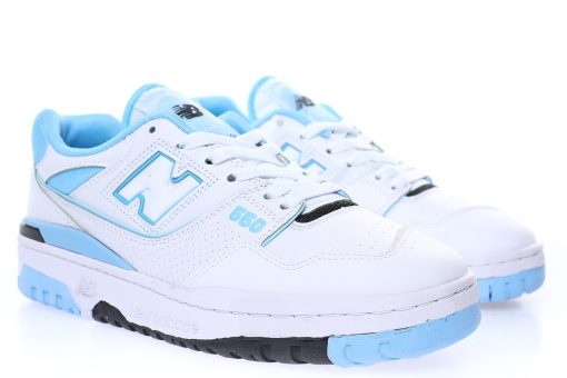 New Balance BB550 "Leather white blue light blue North Carolina blue"