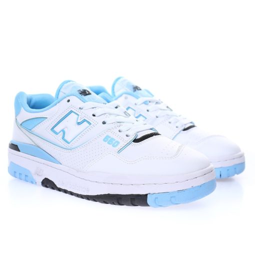 New Balance BB550 "Leather white blue light blue North Carolina blue"