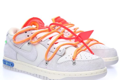 Off-White™ x Nike SB Dunk Low Lot"The 31/50"Light grey rice white orange red blue