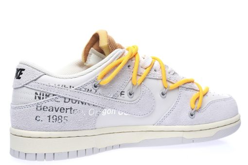 Off-White™ x Nike SB Dunk Low Lot 39/50 Light grey rice white brown yellow