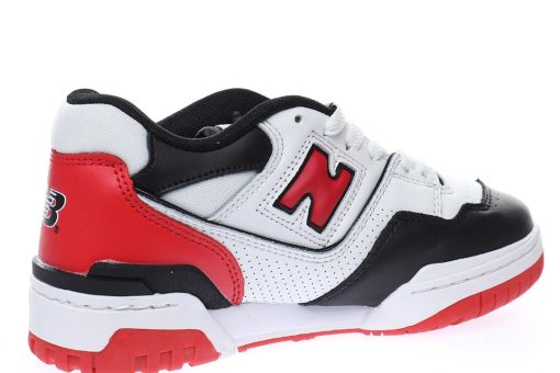 New Balance BB550 "Leather white black red"