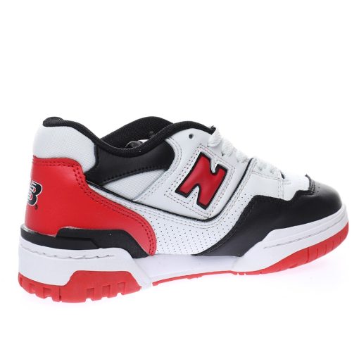 New Balance BB550 "Leather white black red"