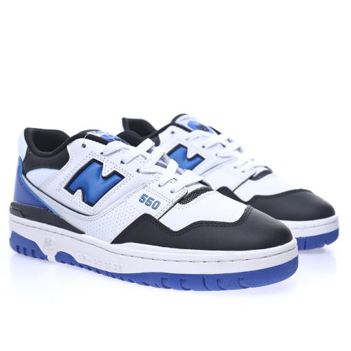 New Balance BB550 "Leather White Black Royal Blue"