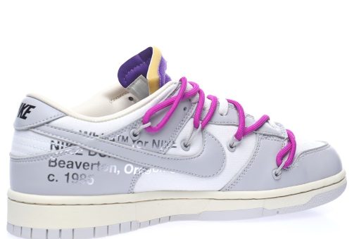 Off-White™ x Nike SB Dunk Low"The 28/50" White fog grey dark purple light blue