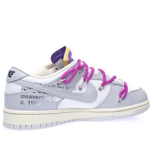 Off-White™ x Nike SB Dunk Low"The 28/50" White fog grey dark purple light blue