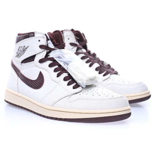 NIKE Air Jordan 1 High "White Sail/Maroon"