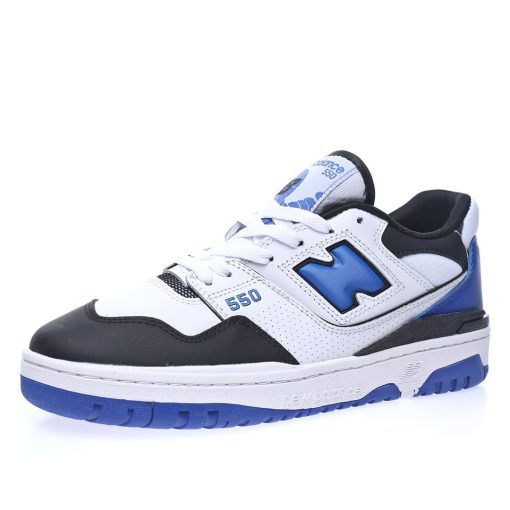 New Balance BB550 "Leather White Black Royal Blue"