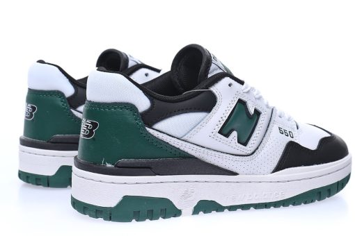 New Balance BB550 "Leather white black dark green"