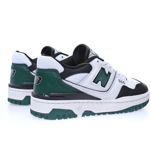 New Balance BB550 "Leather white black dark green"