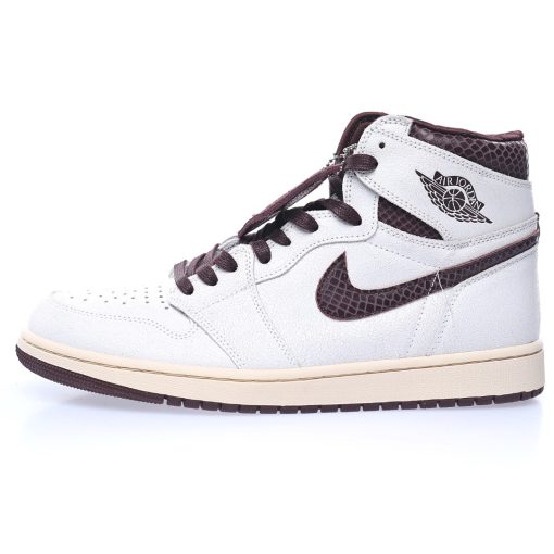 NIKE Air Jordan 1 High "White Sail/Maroon"