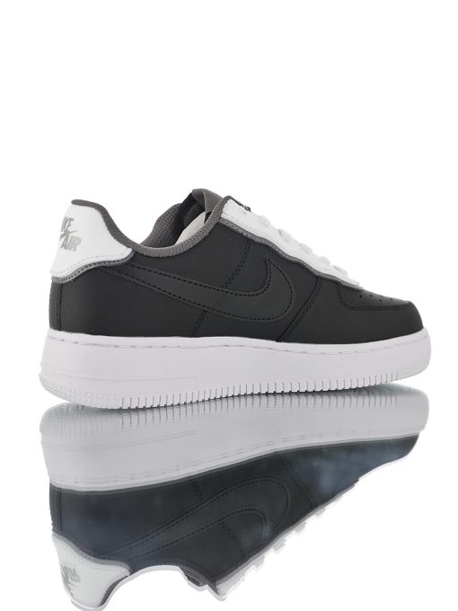 Nike Air Force 1 Leather black and white grey