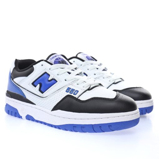 New Balance BB550 "Leather White Black Royal Blue"