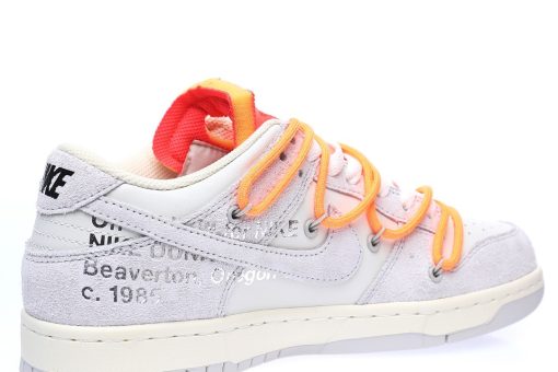 Off-White™ x Nike SB Dunk Low Lot"The 31/50"Light grey rice white orange red blue