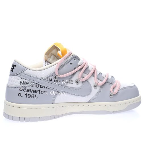 Off-White™ x Nike SB Dunk Low Lot The 09/50 White fog grey Cherry Blossom light powder MINT - Image 5