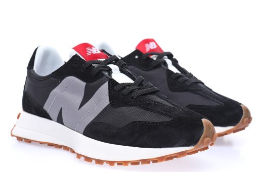 New Balance MS327 "Black grey raw rubber sole"