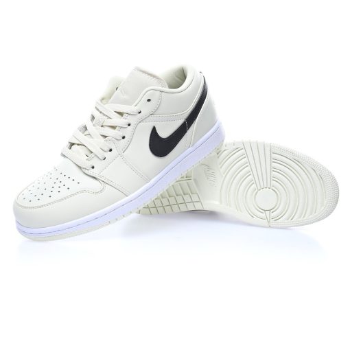 Nike Air Jordan 1 Low GS"Coconnut Milk Black White" - Image 3