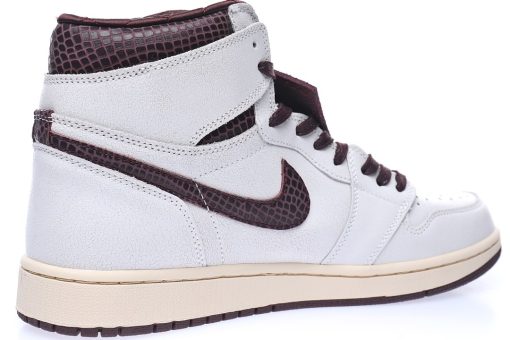 NIKE Air Jordan 1 High "White Sail/Maroon"