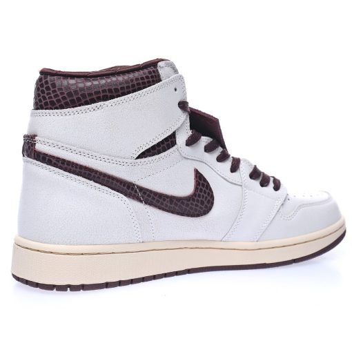 NIKE Air Jordan 1 High "White Sail/Maroon"