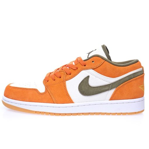 Nike Air Jordan 1 Low Suede"Orange Olive"