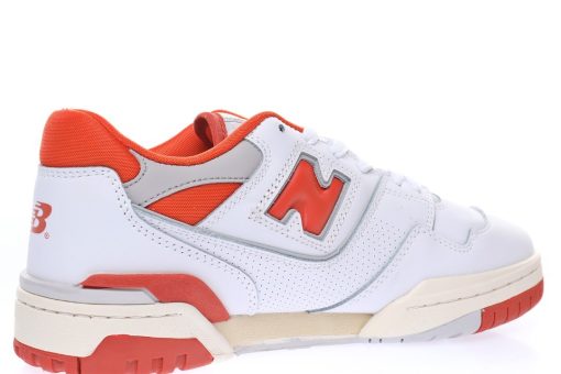 New Balance BB550 "Leather grey sunset orange"