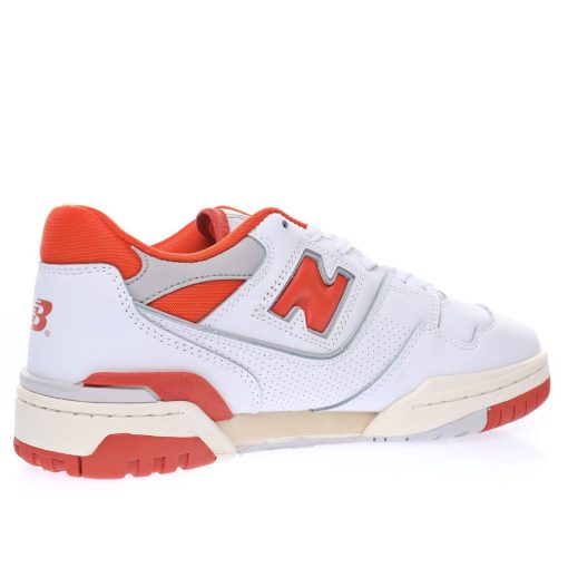 New Balance BB550 "Leather grey sunset orange"