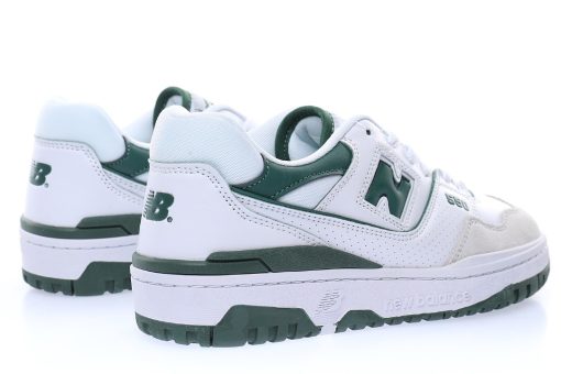 New Balance BB550 "White light gray dark green"