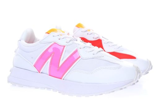 New Balance MS327 "Mandarin duck white and red Sao powder"