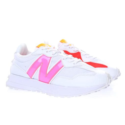 New Balance MS327 "Mandarin duck white and red Sao powder"