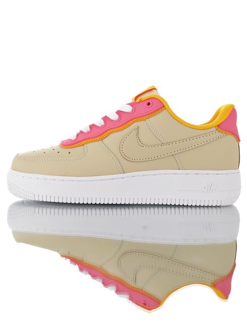 Nike Air Force 1 '07 Leather apricot yellow pink