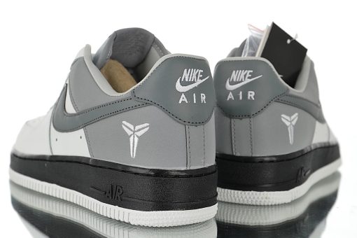 Nike Air Force 1 White leather marl black reflective