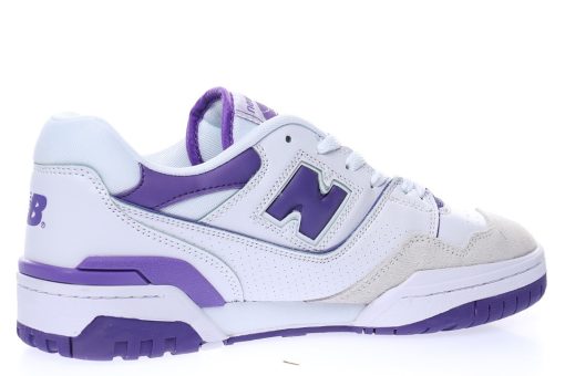 New Balance BB550 "White light gray dark purple"