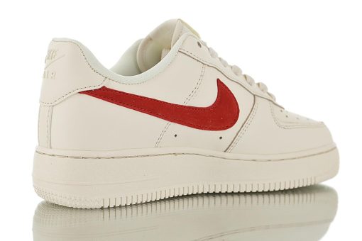 Nike Air Force 1 Beige University Red Minnie