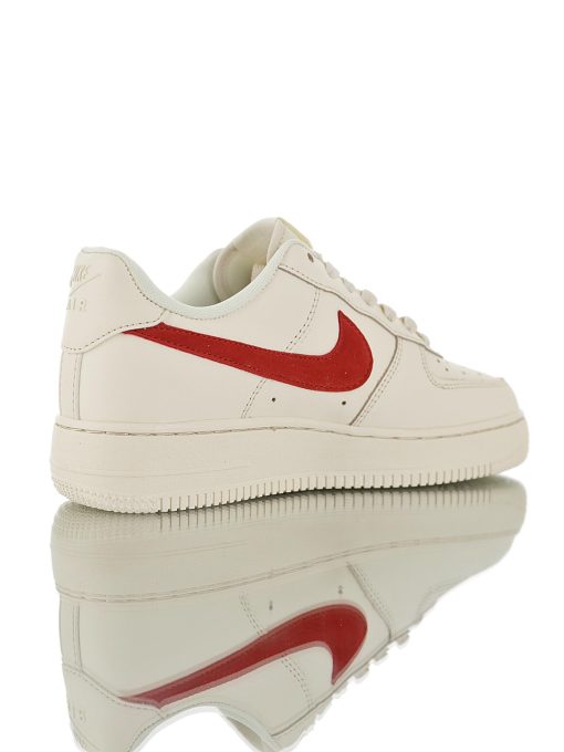 Nike Air Force 1 Beige University Red Minnie