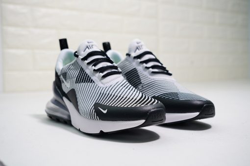 NIKE AIR MAX 270 "Woven white black ice blue background"