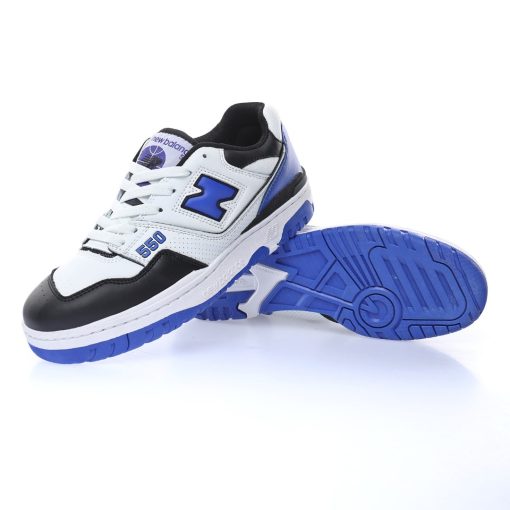 New Balance BB550 "Leather White Black Royal Blue"