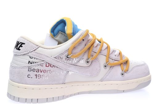 Off-White™ x Nike SB Dunk Low Lot The 34/50 The Light grey rice white sky blue brown yellow