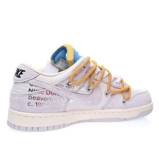 Off-White™ x Nike SB Dunk Low Lot The 34/50 The Light grey rice white sky blue brown yellow