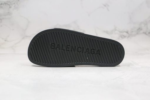 Balenciaga Slippers pure black green