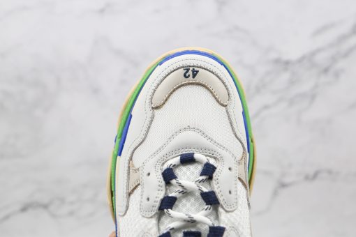 Balenciaga Triple S White blue green