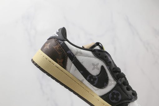 Nike Wmns Air Jordan 1 Low LV color matching TS Fujiwara Hiroshi tripartite joint barb - Image 4