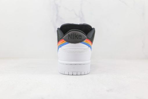 NIKE SB Dunk Low black and white rainbow print - Image 6