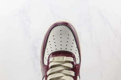 Air Force 1’07 Low Lacquer skin wine red