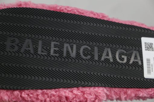 Balenciaga wool slippers Pink